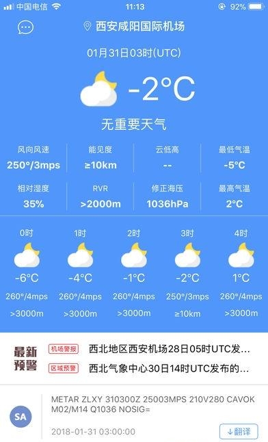 西北航空气象  v4.3图1
