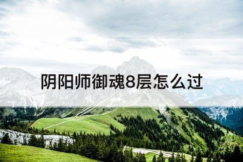 阴阳师御魂8层怎么过
