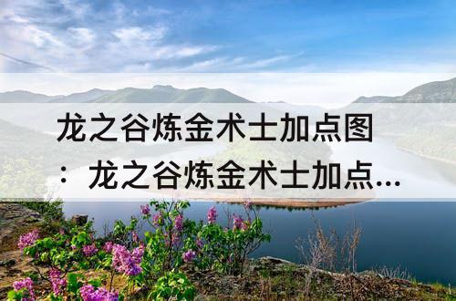 龙之谷炼金术士加点图：龙之谷炼金术士加点图 炼金术师