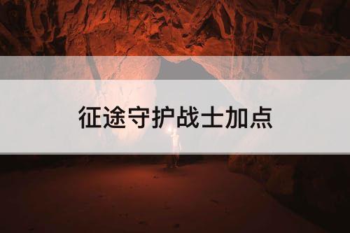 征途守护战士加点
