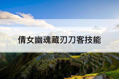 倩女幽魂藏刃刀客技能