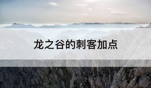 龙之谷的刺客加点