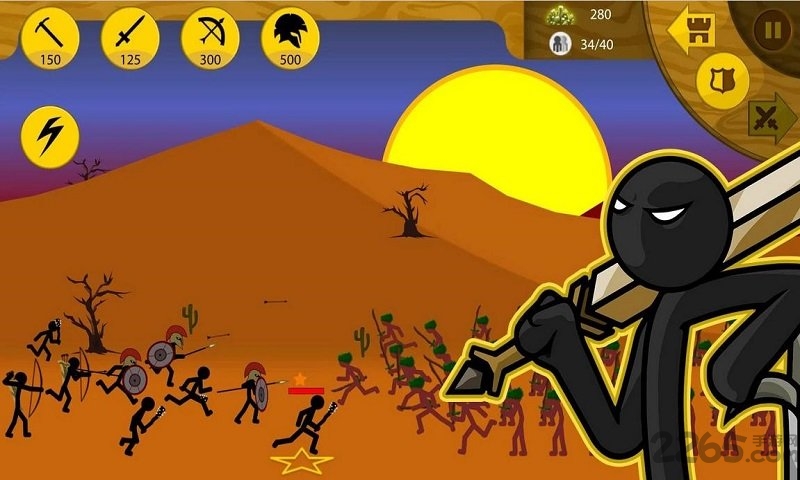火柴人战争遗产(破解版)召唤士兵中文  v2023.3.6图1