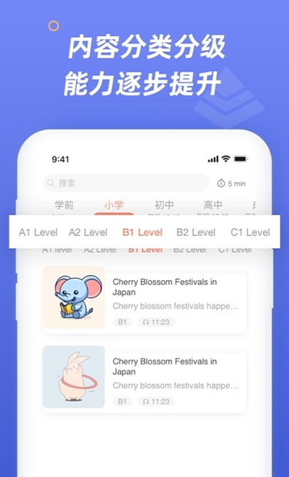 英语分级阅读的app
