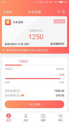 大米贷款app下载  v1.4.0图2
