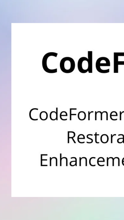 codeformer安卓版app下载