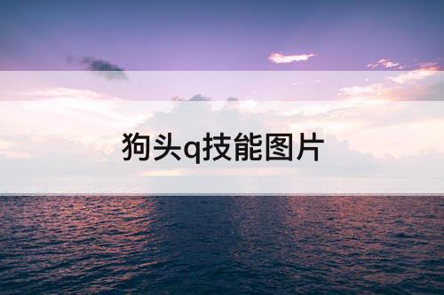狗头q技能图片