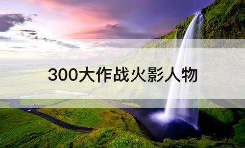 300大作战火影人物